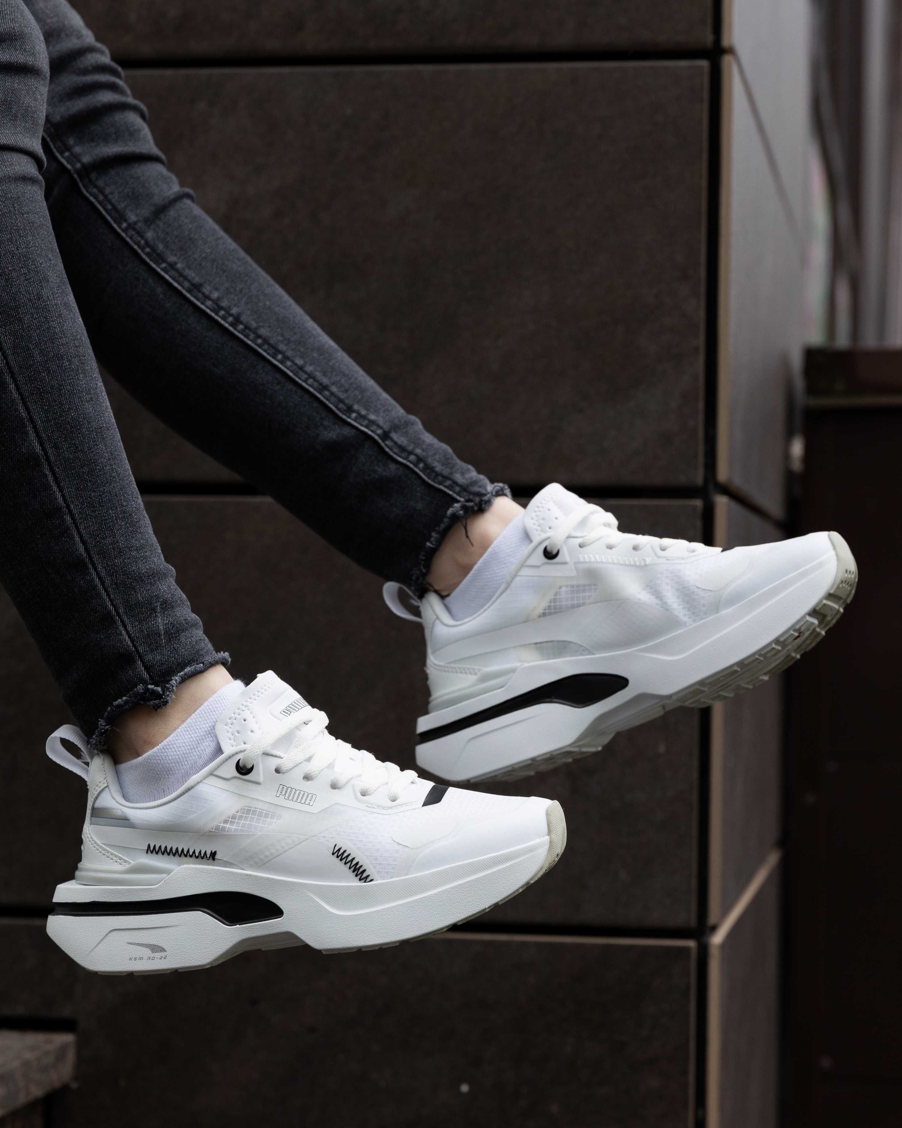 Кроссовки женские Puma Kosmo Rider White Пума Космо Райдер