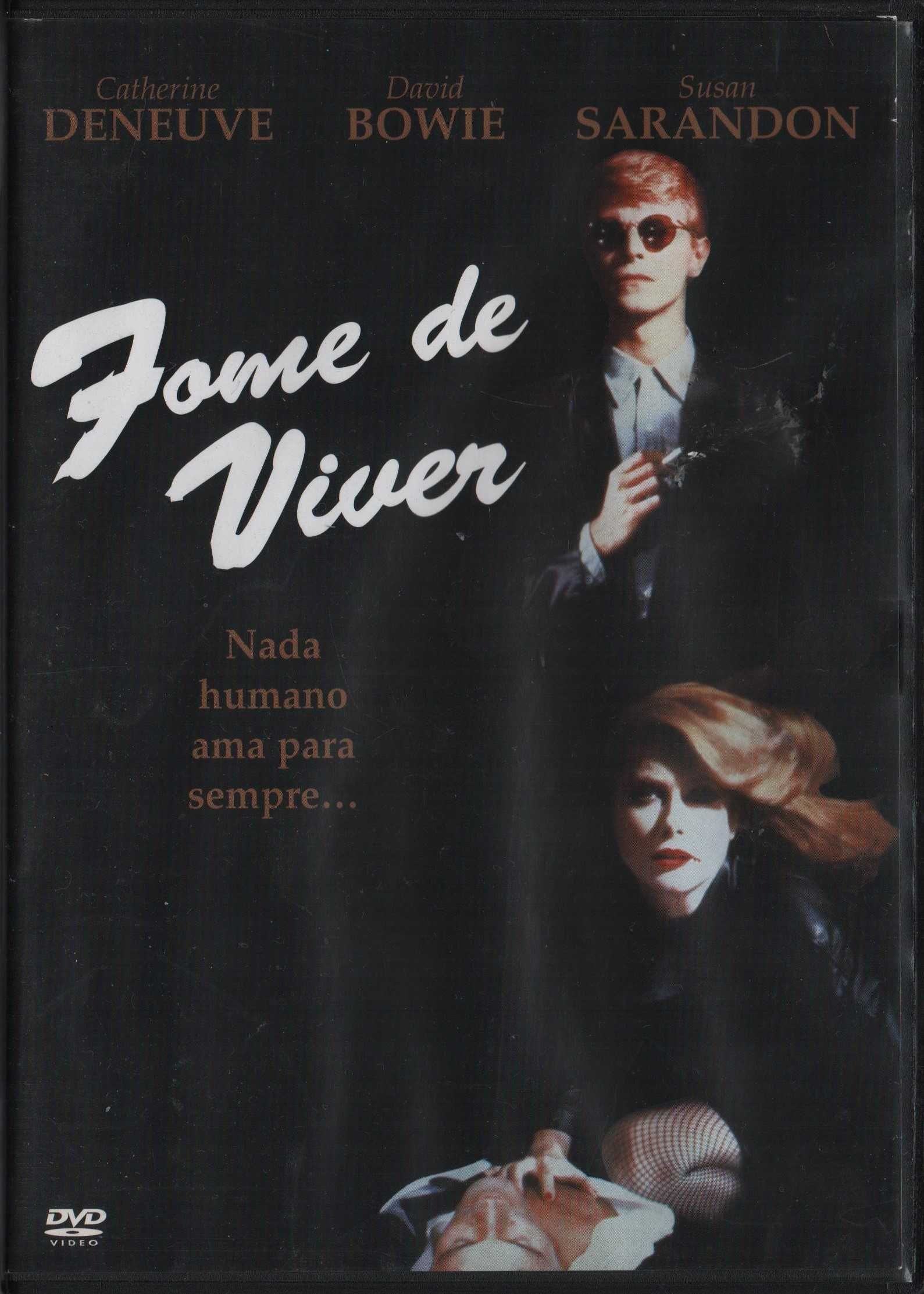 Dvd Fome de Viver - terror - Susan Sarandon/ David Bowie - extras
