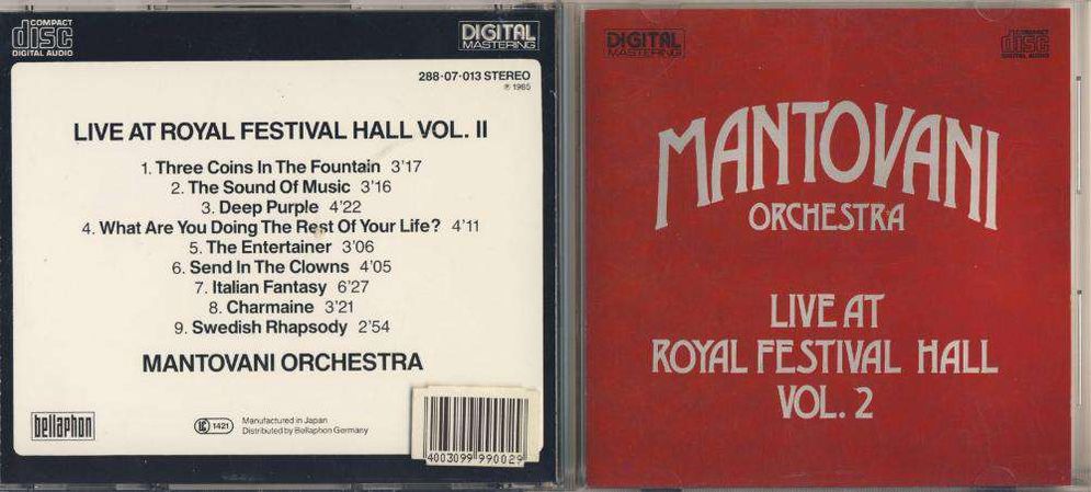 20 rock operas, mantovani orchestra