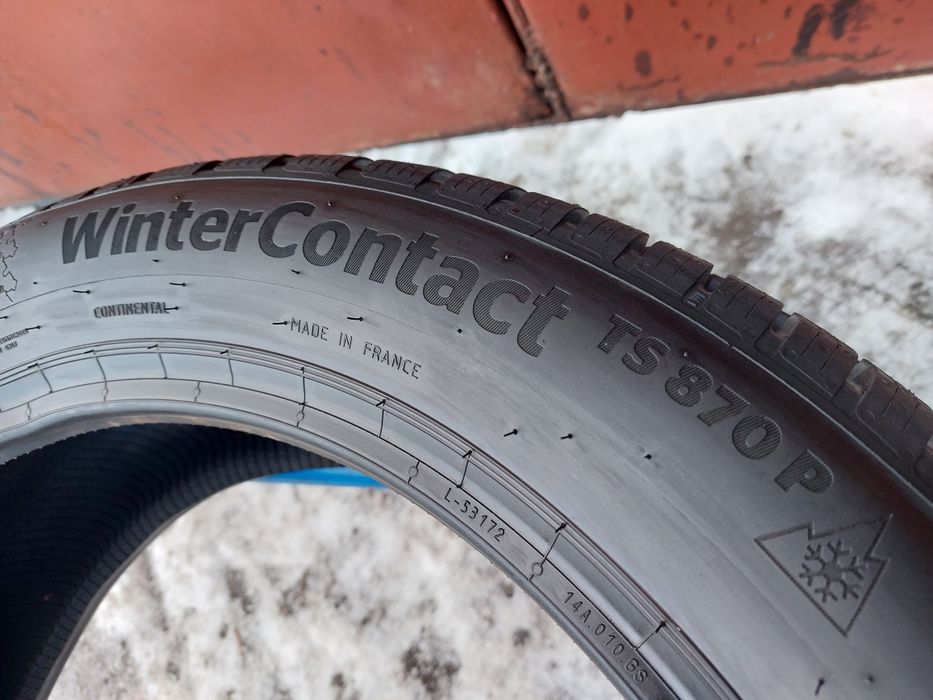 205/55/17 R17 Continental WinterContact TS870P  2шт зима шини
