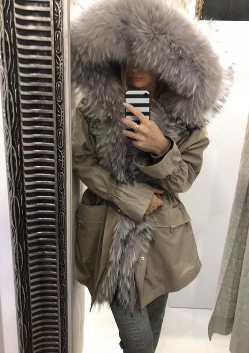 Parka/kurtka Furs Collection Thomas Bieber Jenot Naturalny