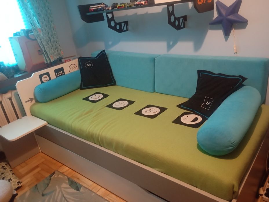 Łóżko młodzieżowe 90x200 szuflada