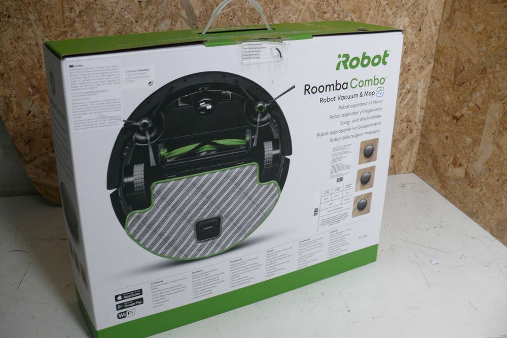 Robot Aspirador e Esfregona Roomba Combo® com ligação Wi-Fi