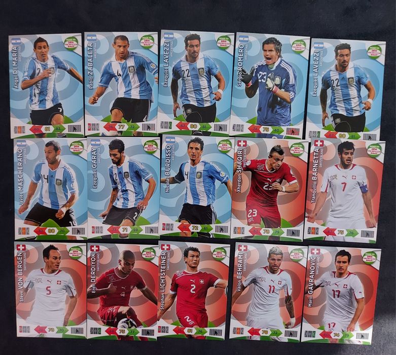 Karty Panini Road to Fifa World Cup Brazil 2014