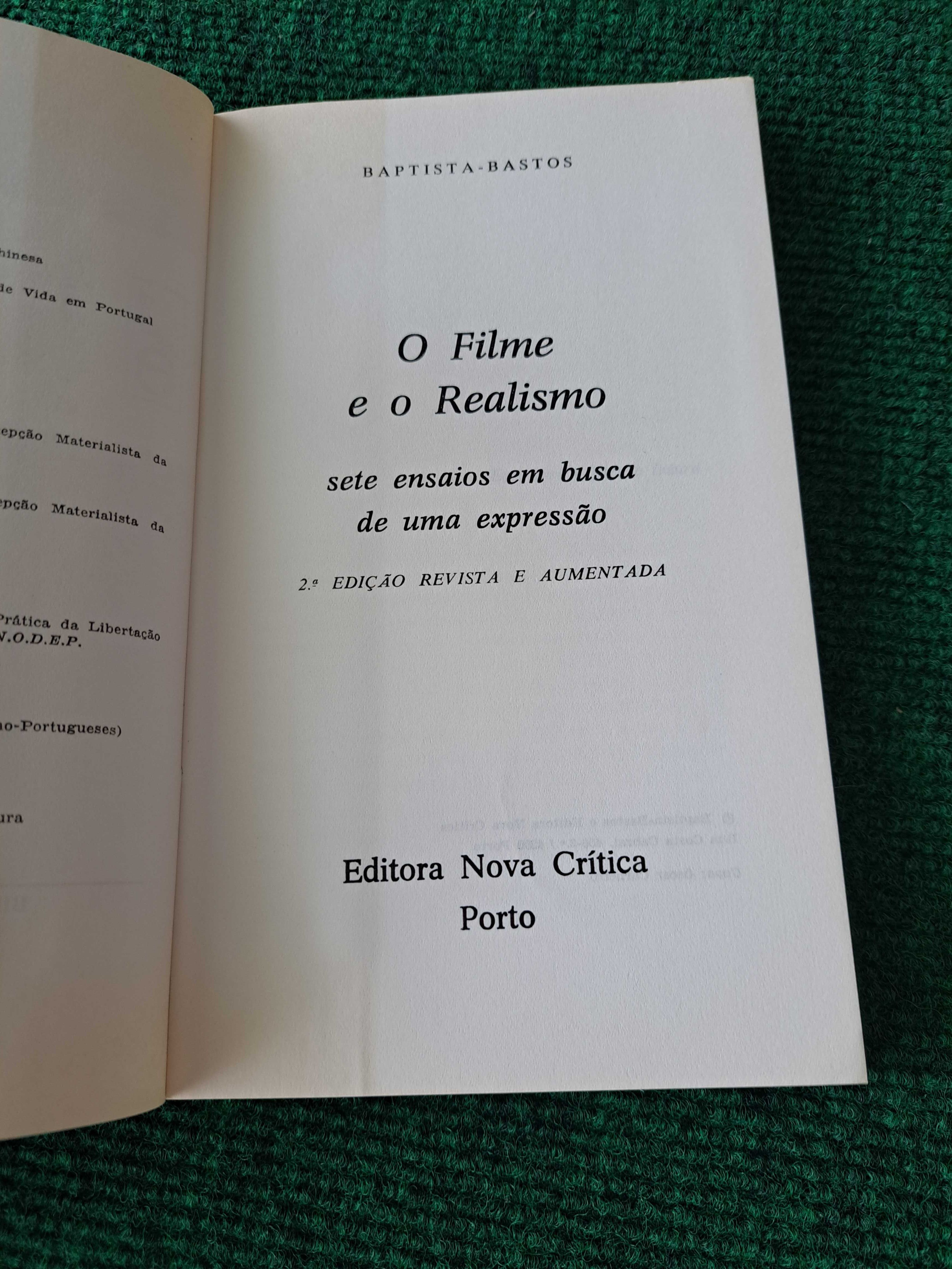 O filme e o realismo - Baptista Bastos