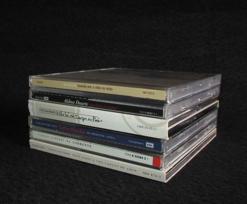 Colecção de CDs Fado Guitarra Portuguesa Carlos do Carmo Ana Moura