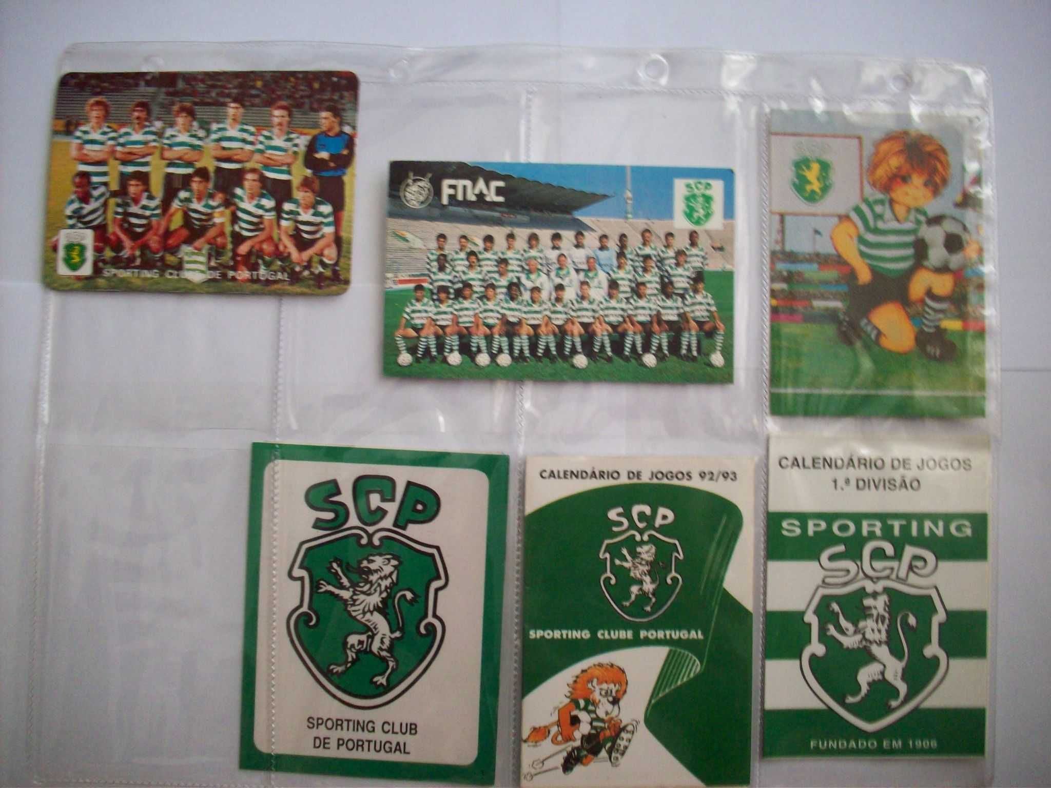 Lote Calendários de 1985/1997-Clubes Portugueses