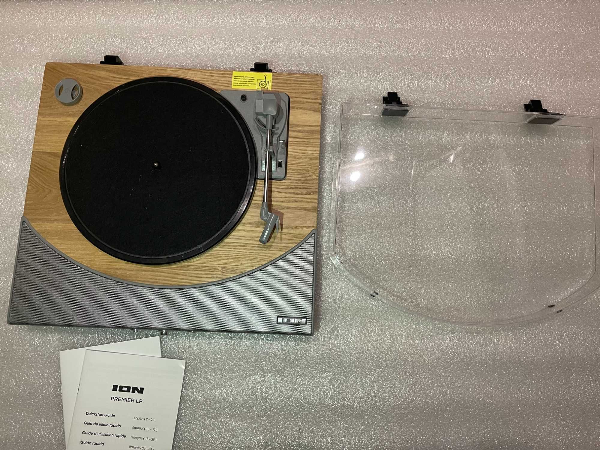 Gramofon Domowy z Bluetooth ION Premier LP Natural Wood - brak elem.