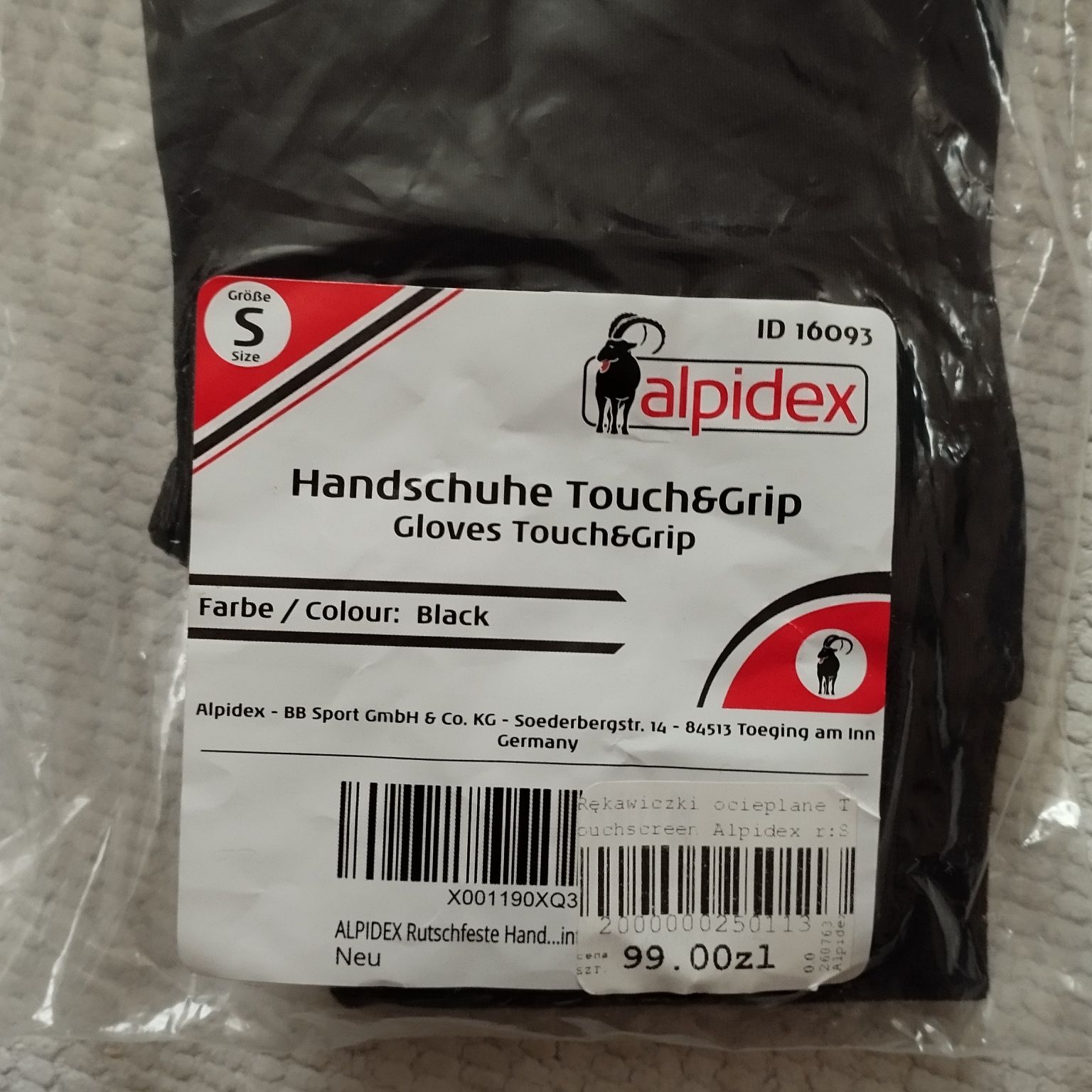 Alpidex Touch&Grip rękawiczki S