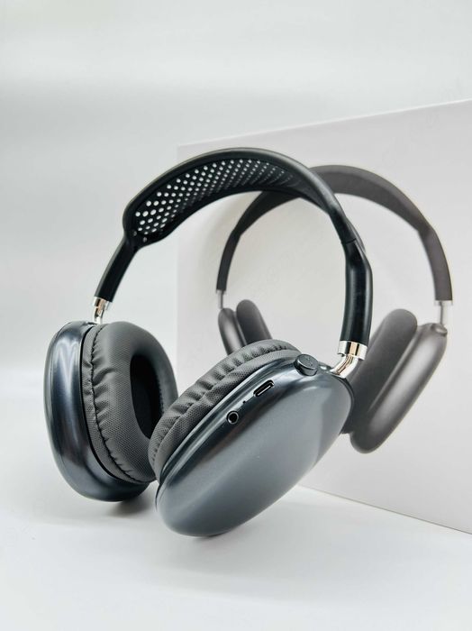 Акция! Наушники Airoha с IOS 17 Шумодавы АірПодс Max Black Новинка