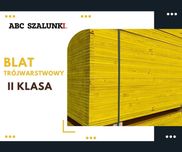 Blat trójwarstwowy 200 x 50 II klasa nowy szalunkowy sklejka stropowy