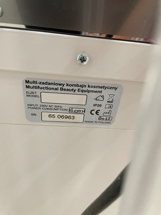 Kombajn kosmetyczny do oczyszczania wodorowego