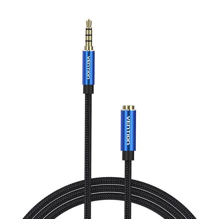 Kabel audio TRRS 3,5mm męski na 3,5mm żeński Vention BHCLJ 5m
