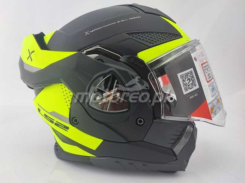 WYPRZEDAŻ Kask Szczękowy Blenda LS2 FF901 Advant X Oblivion Yellow