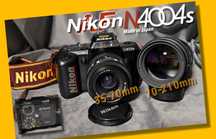 Vintage-retro analogowy zestaw Nikon AF N4004s (F-401s)  Stan IDEALNY!