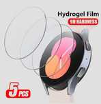 5 sztuk hydrożelowa folia ochronna na ekran do smartwach Samsung 44 mm