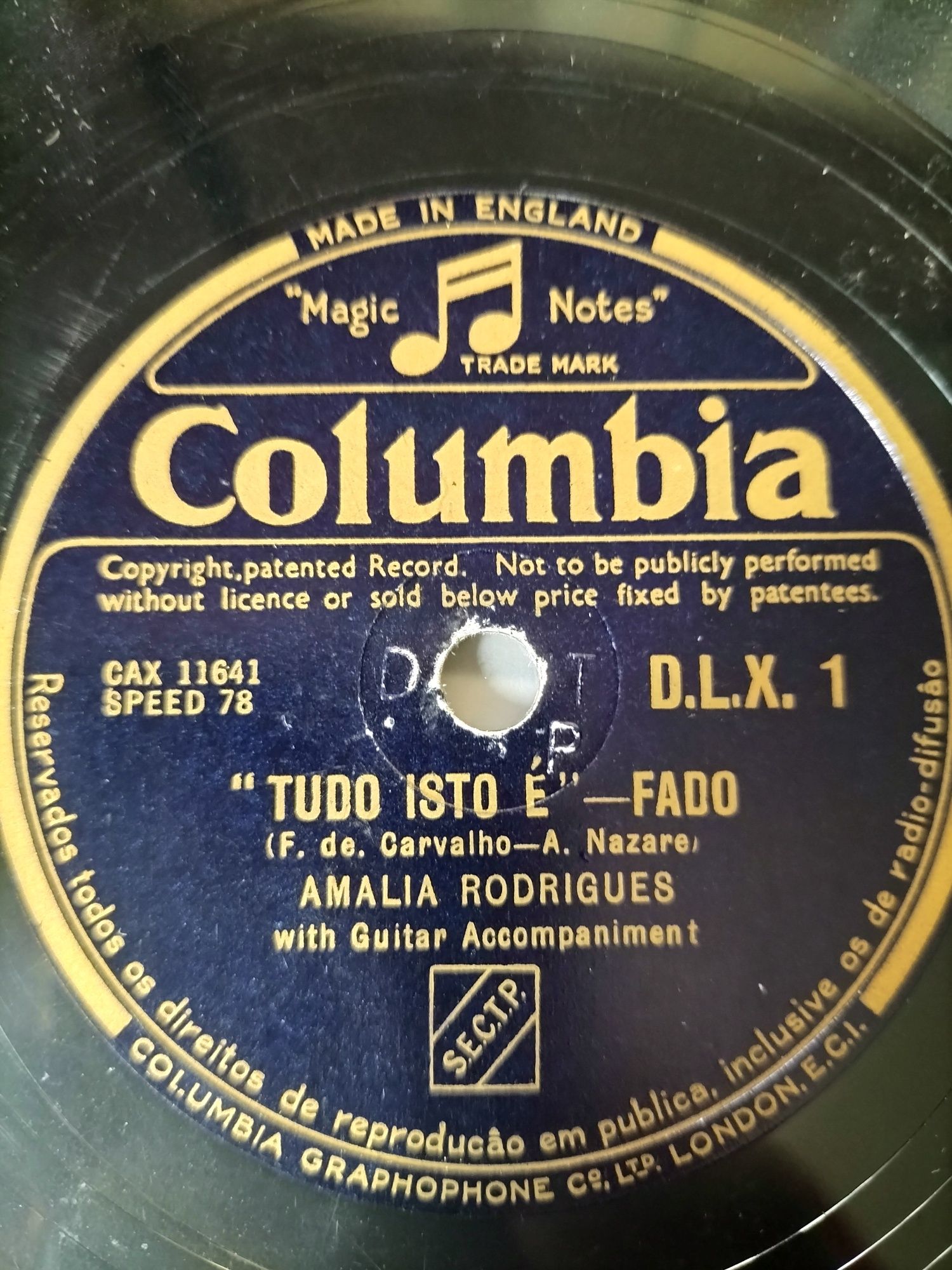 AMÁLIA - ANOS 50 - DISCOS DE 78rpm - RAROS