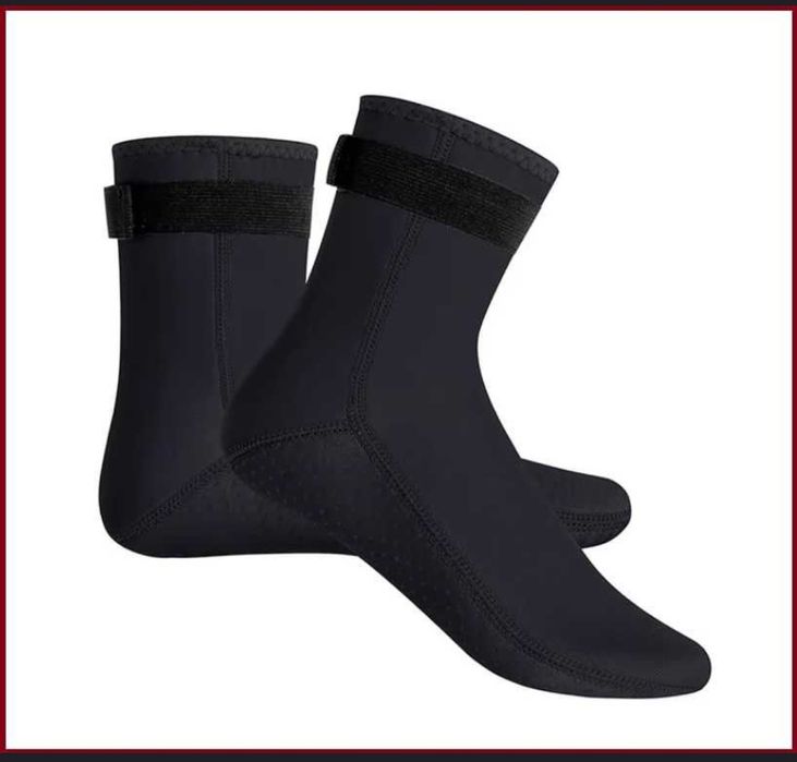 2 Pary Buty do morsowania neoprenowe 3,5 mm Ciepłe Rzep nad kostką