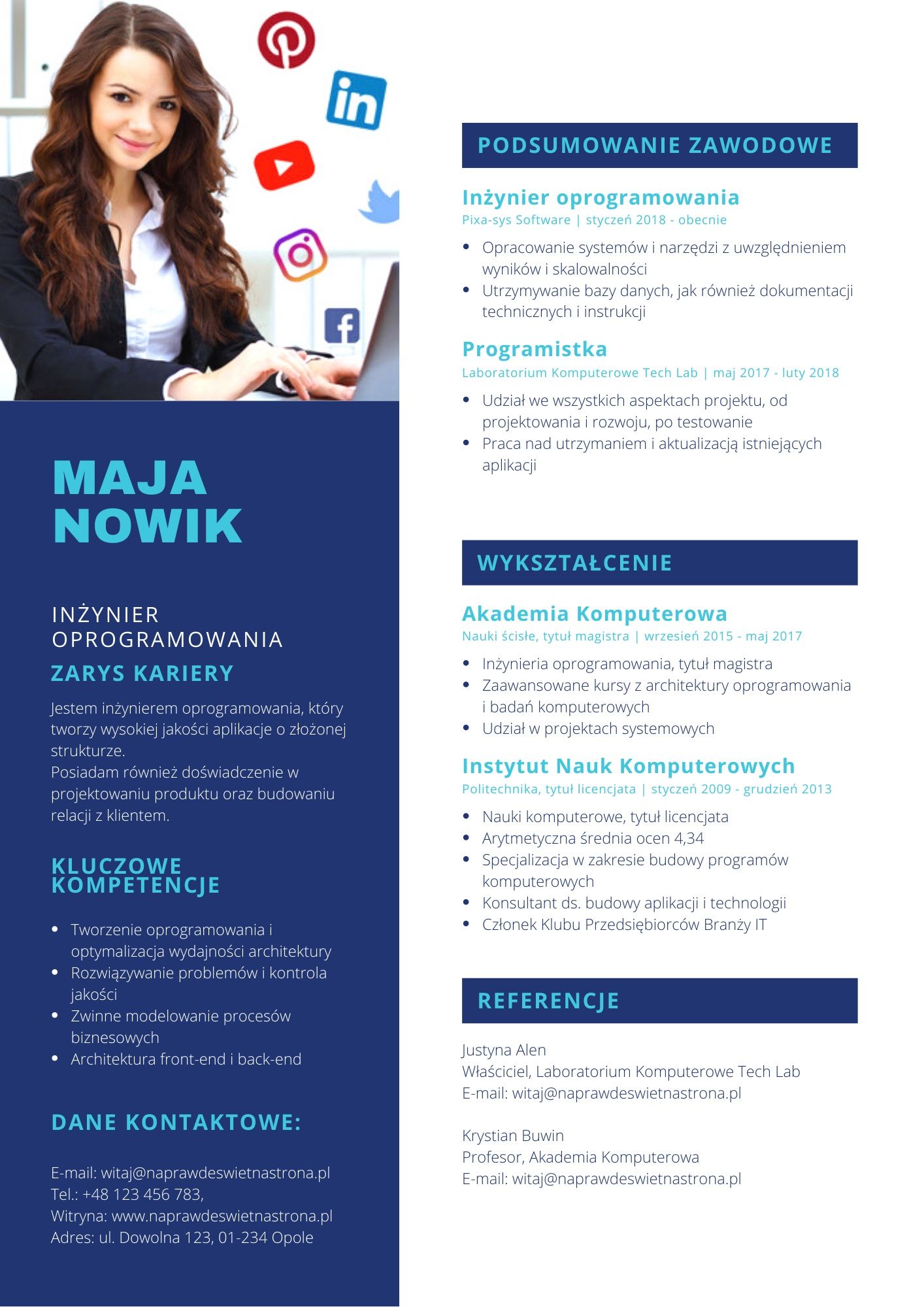 CV w języku polskim/angielskim *Profesjonalnie *Szybko