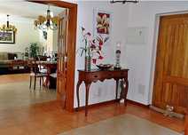 Consola/Mesa de Entrada c/ 3 gavetas - Madeira Maciça