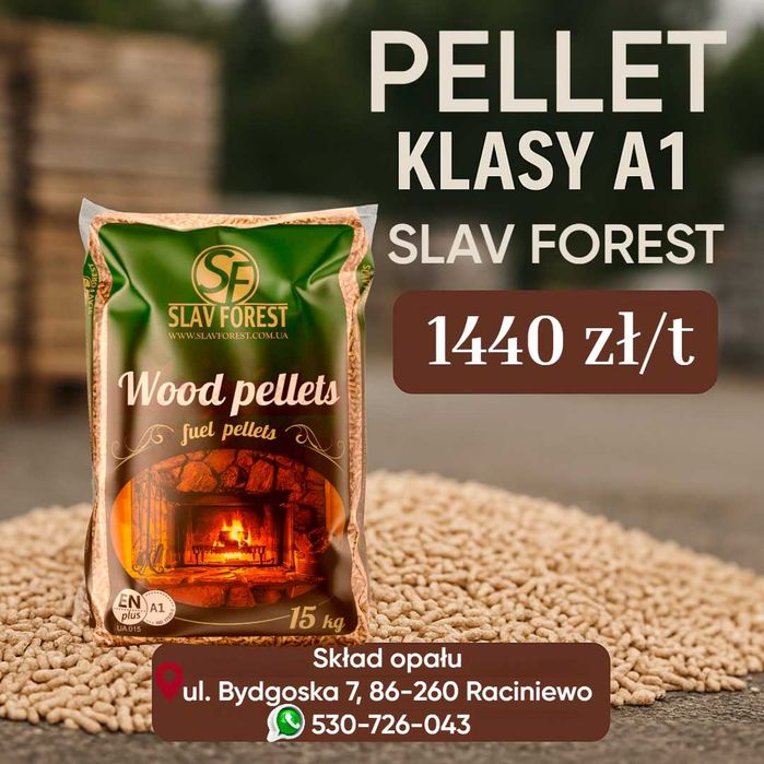 PELLET SLAV FOREST w cenie 1440 zł/za tonę