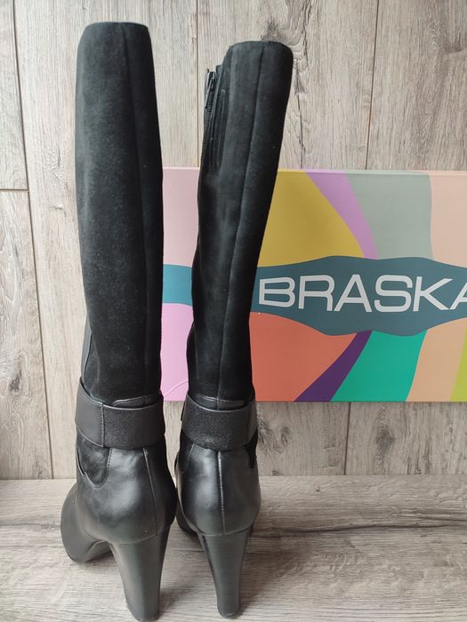 Сапоги кожаные, демисезонные