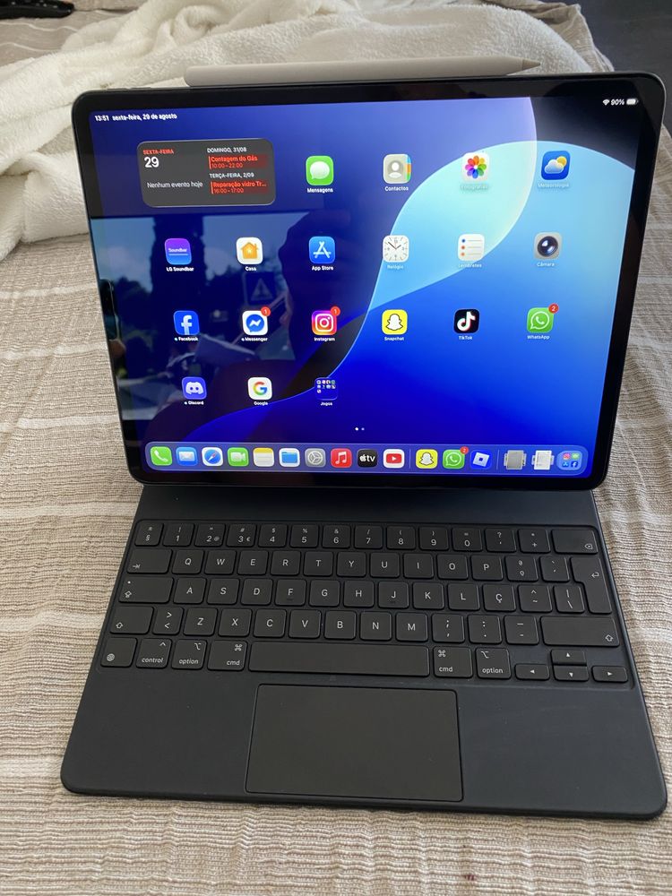 Vendo Ipad Pro 12.9 como novo com todos os acessorios