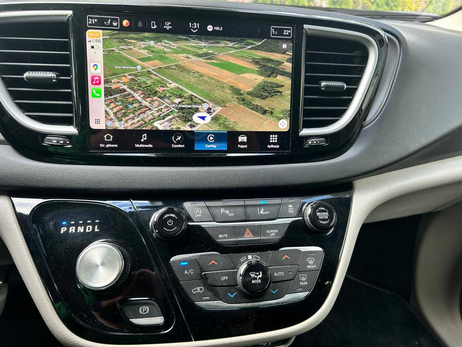 Chrysler Pacifica 3.6 V6 benzyna, 7 osobowy, VI 2023 r., stan idealny