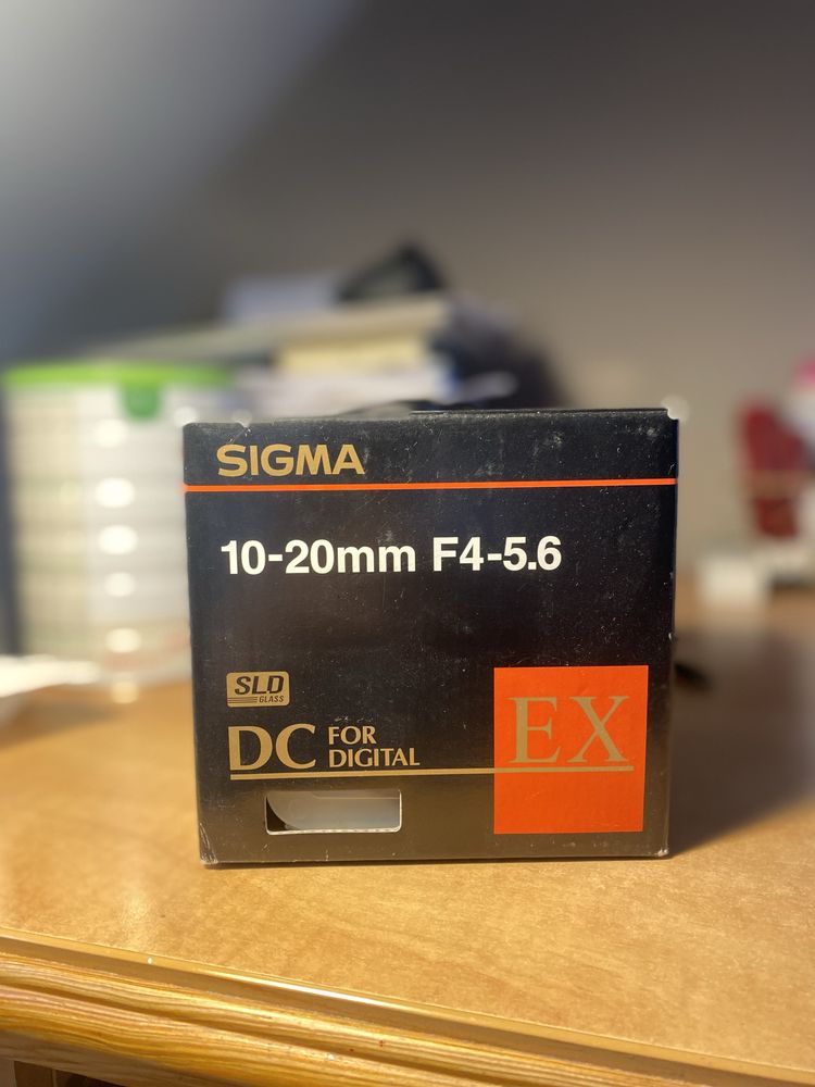 Obiektyw szerokokątny Nikon F Sigma 10-20mm F4-5.6