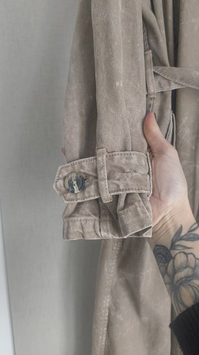 Gabardine Trench Cost Pull and Bear