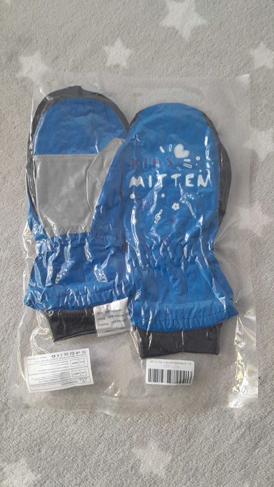 Rękawiczki Narciarskie dla Dzieci Zimowe Ciepłe XS 5-7 lat