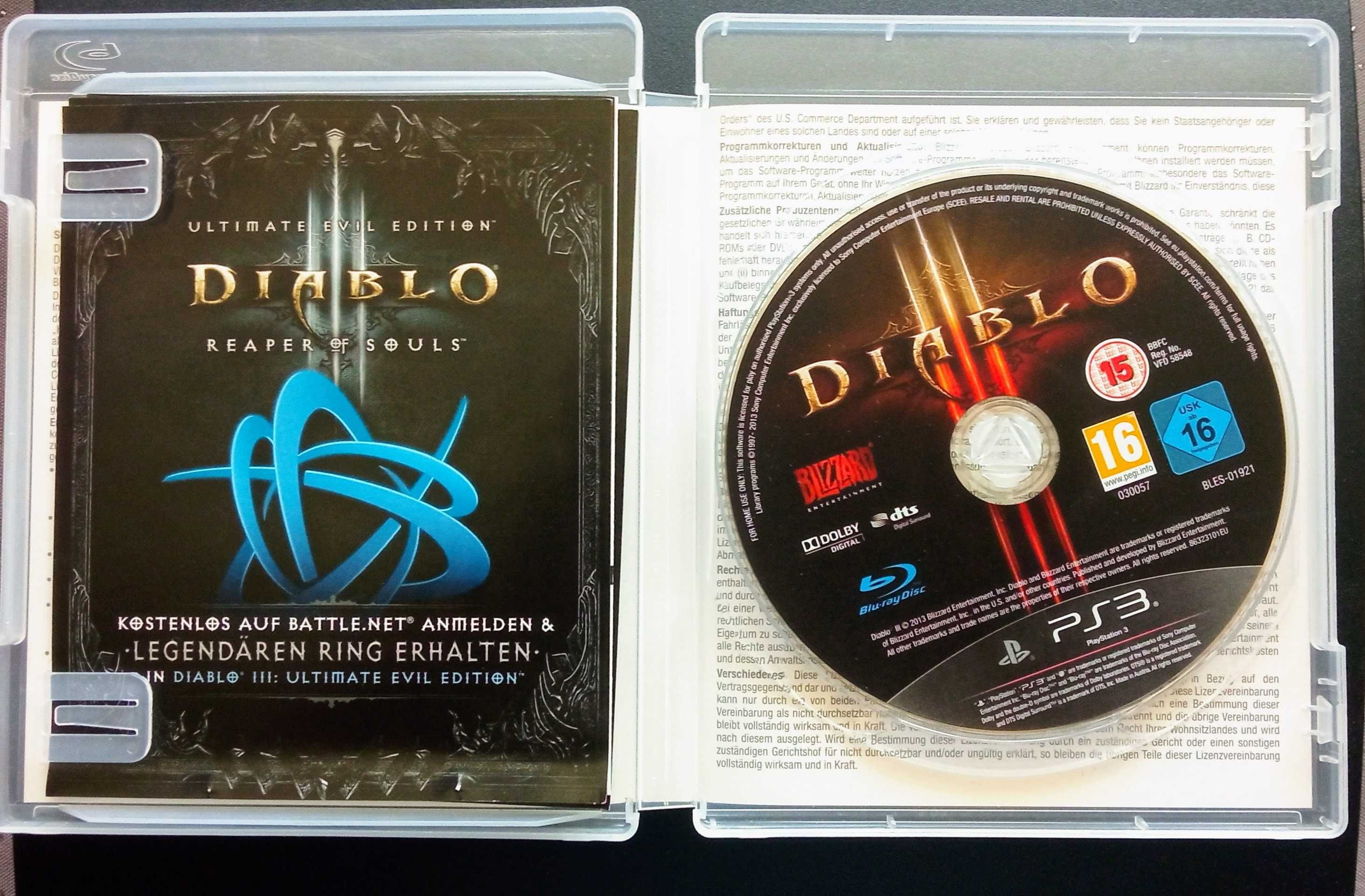 Gra PS3 -Diablo III Reaper of Souls PS3 Ultimate Evil Edition-Jak Nowa