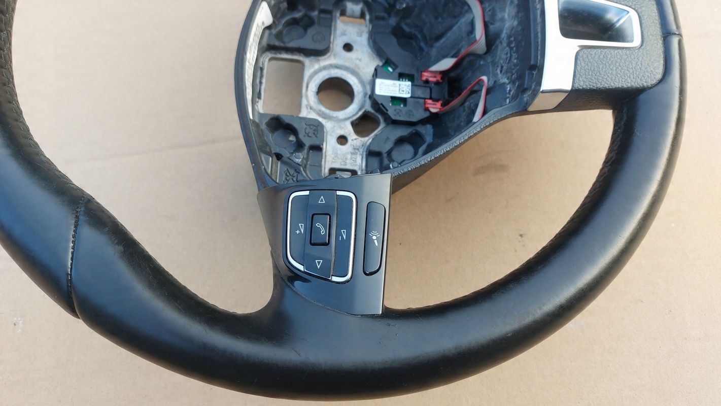 Kierownica Multifunkcja Skóra Vw Golf 6/5ka