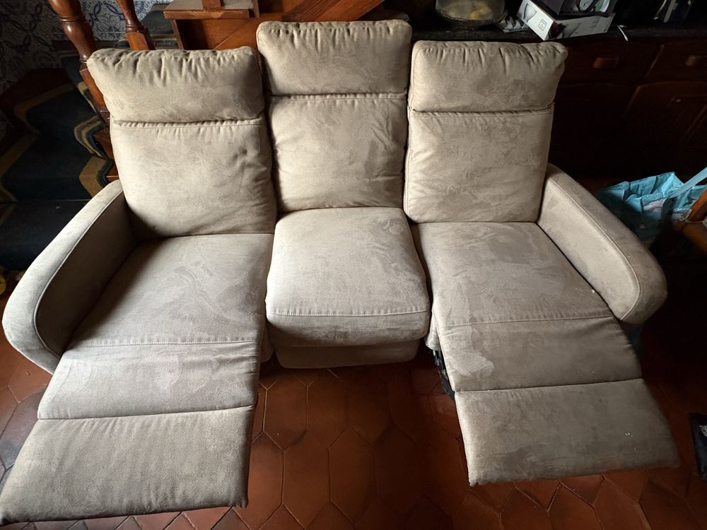 Sofá 3 lugares reclinável