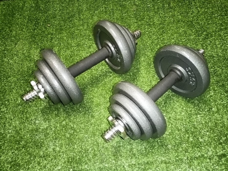 17kg żeliwne obciążenia talerze