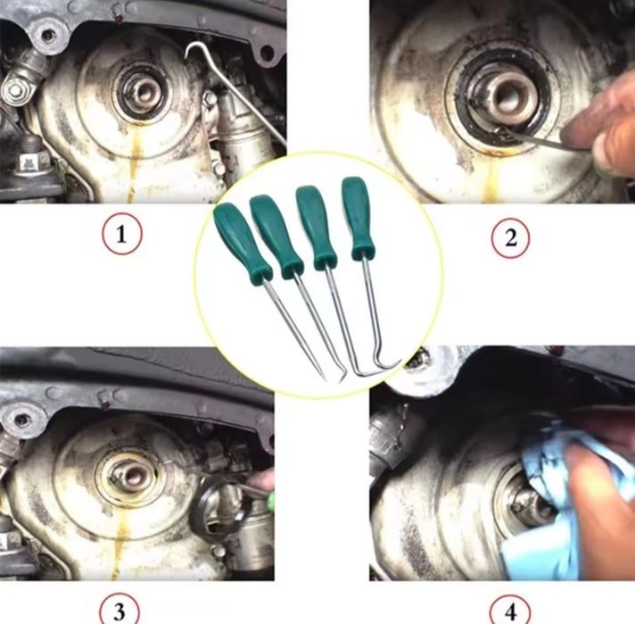 Conjunto de chaves gancho universal 4 peças (Artigo Novo)