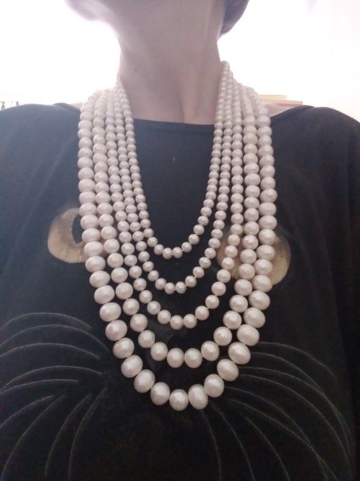 Перенизка перлів та інших намистин через вузлик, ремонт намиста