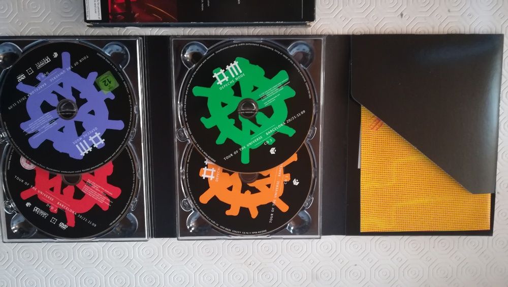 Colectânea Depeche Mode 2 dvds e 2 cds