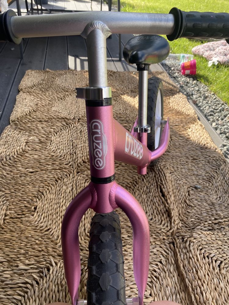 Rowerek rower biegowy Cruzee różowy