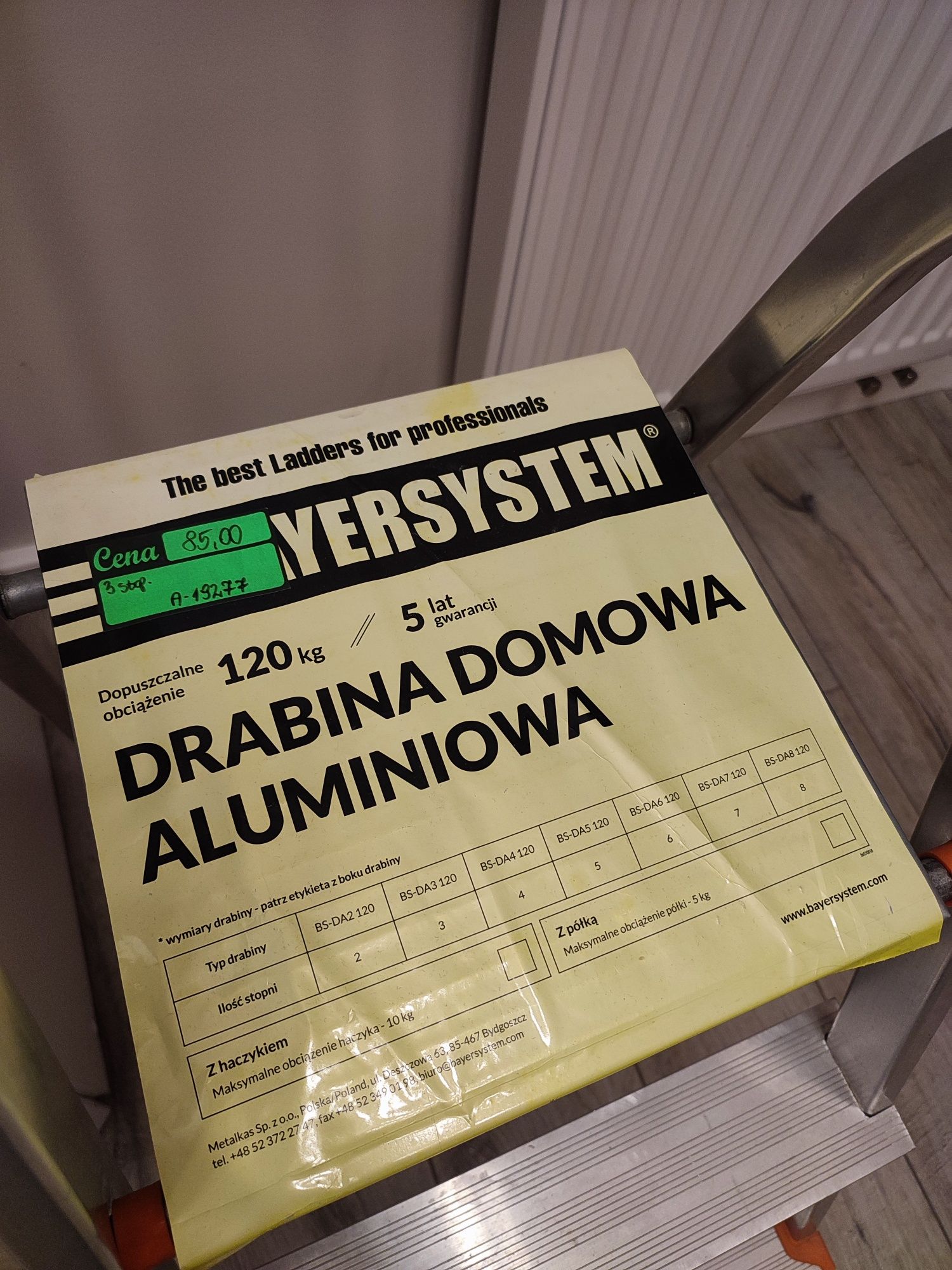 Drabina profesjonalna 3-stopniowa Bayersystem