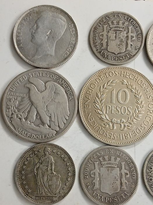 Moedas estrangeiras antigas