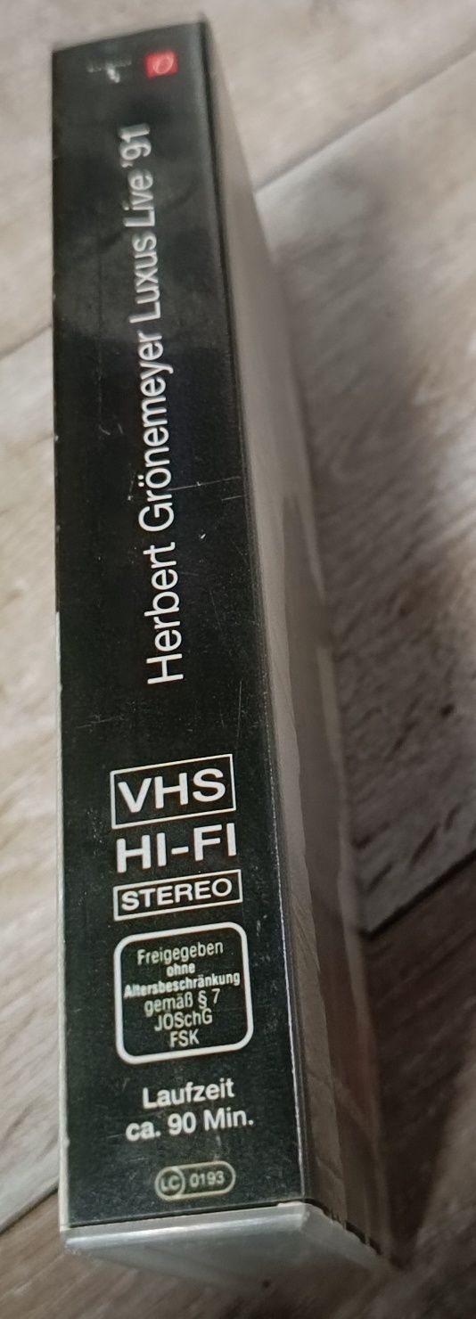 Kaseta VHS Herbert Gronemeyer Luxus live 91
