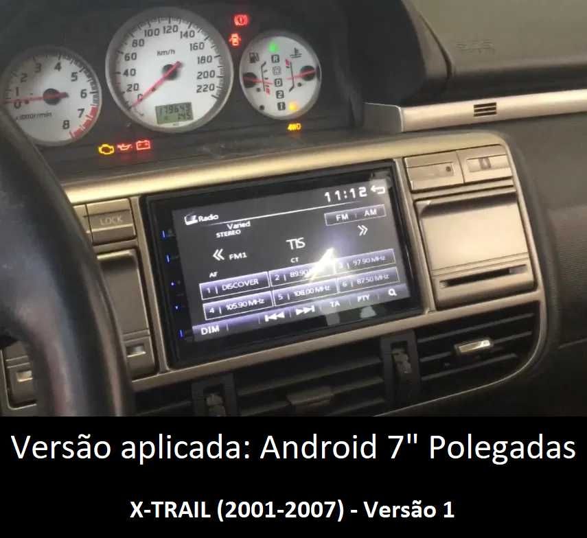 (NOVO) Rádio 2DIN • NISSAN X-Trail (2001 até 2019) • Android XTRAIL
