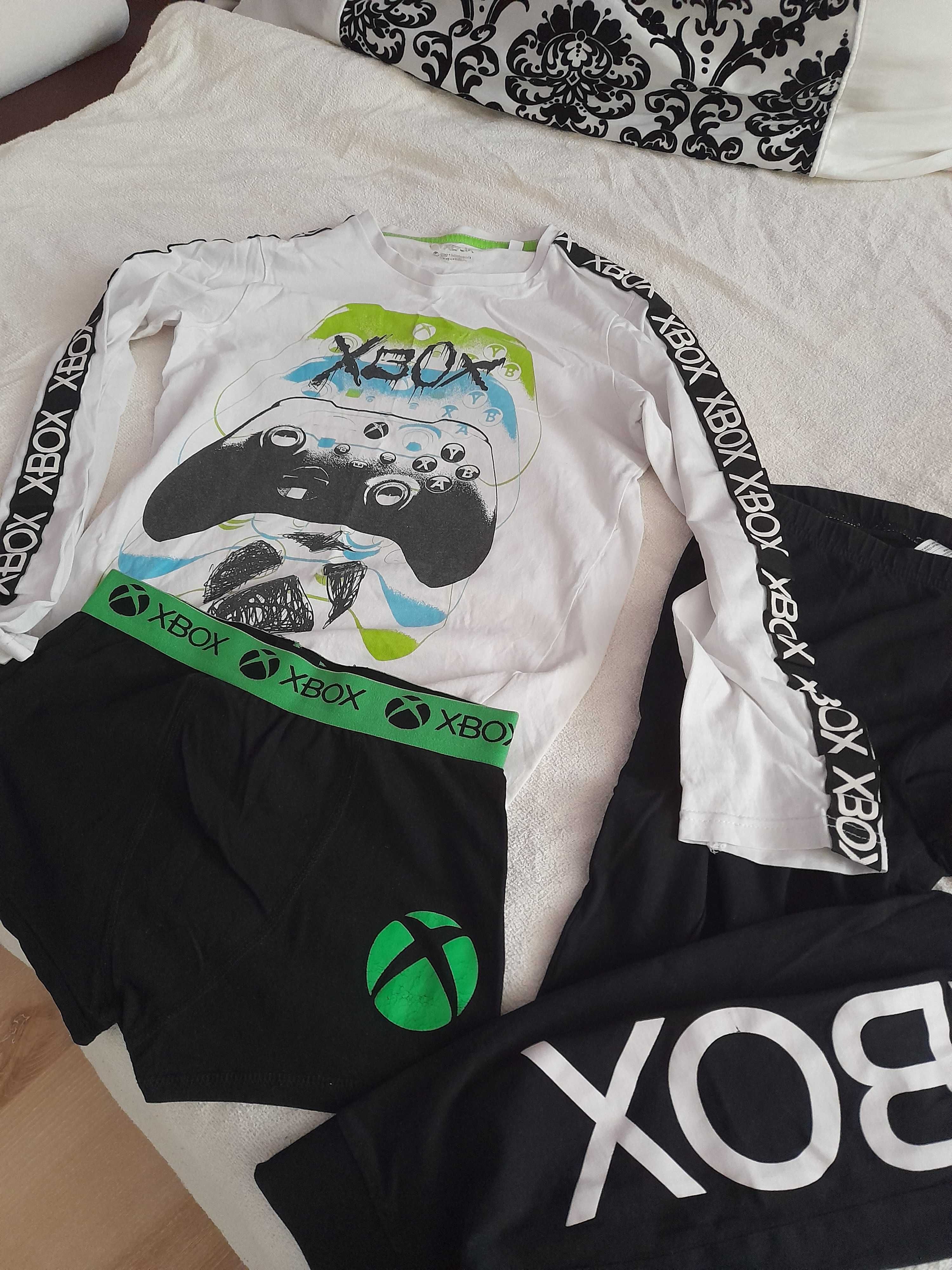 Piżama r.158 XBOX 3- cz. długi rękaw spodnie bokserki Boys Pyjama Set