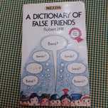 Dictionary of false friends.