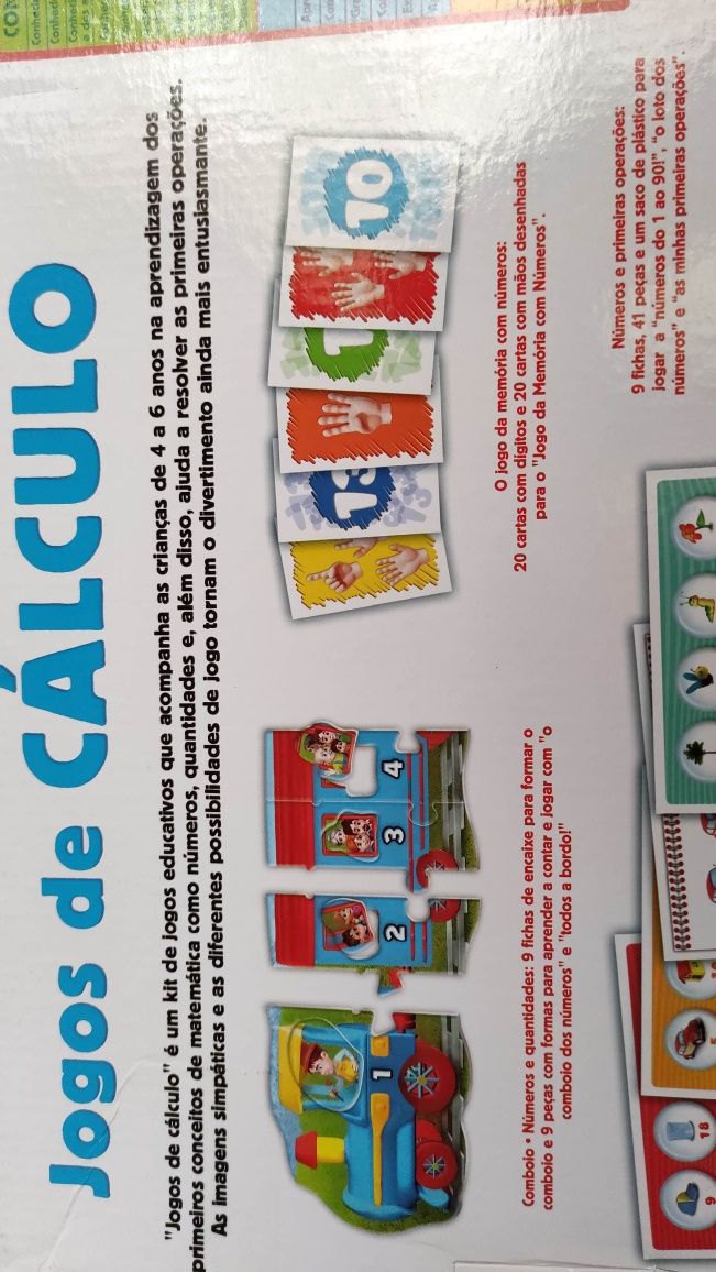 Jogo de Càlculo; 4-6 Anos