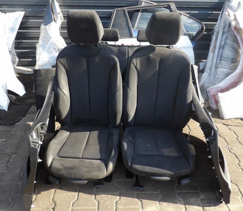 BMW - F20 - FOTELE , KANAPA , BOCZKI - DODATKI - ALCANTARA - NIE OGRZEWANE - KOMPLET
