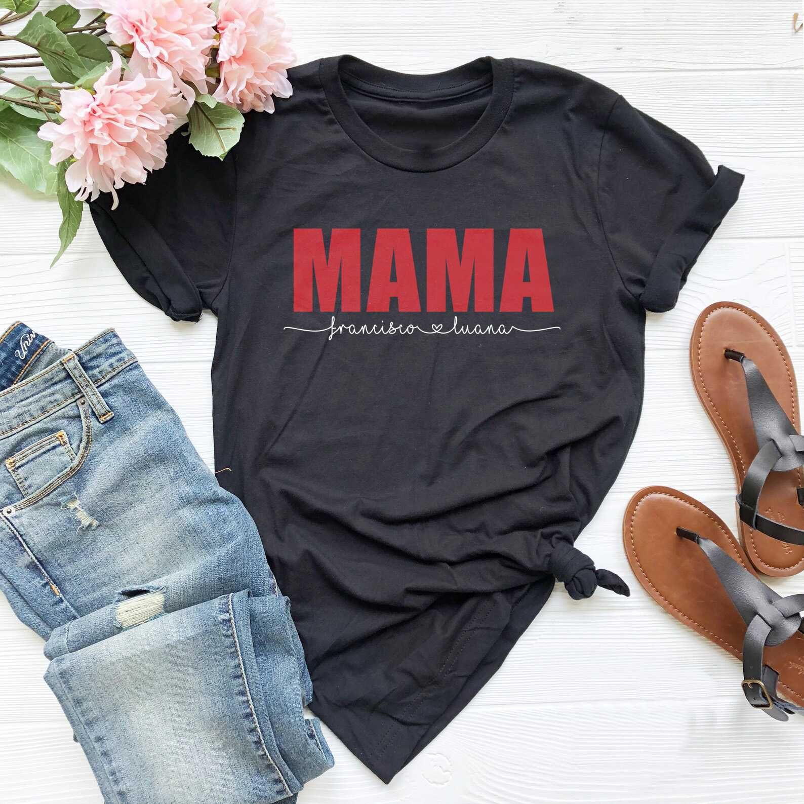 T-shirt MAMA personalizada