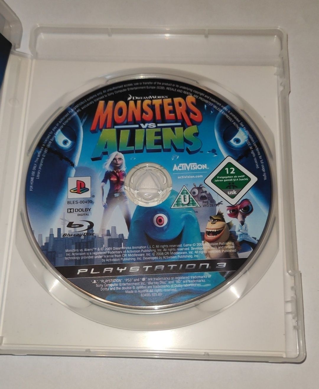 Gra Monsters vs Aliens PS3 Powtory kontra Obcy Gry PlayStation 3 ang