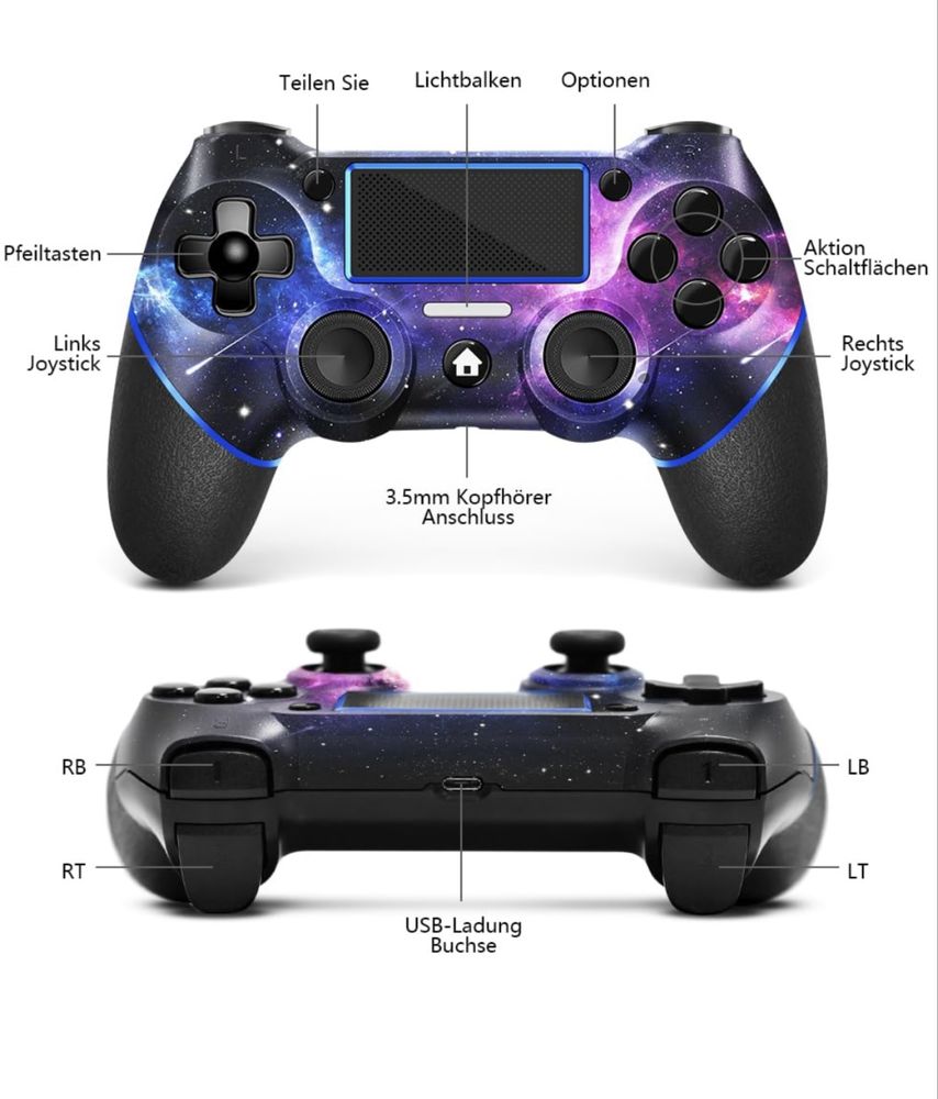 AceGamer Bezprzewodowy kontroler do PS4